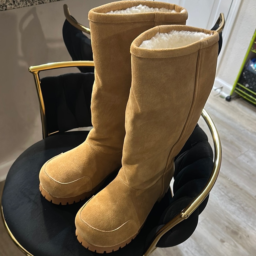 Classic Tan Suede Boots